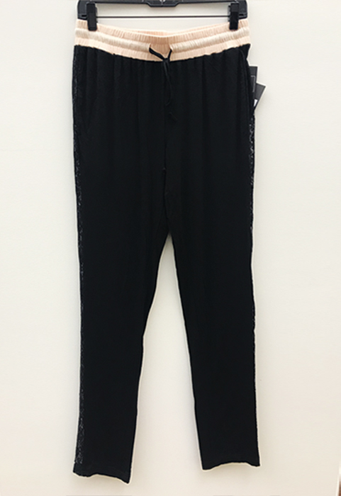 Pant with Lace Piecing