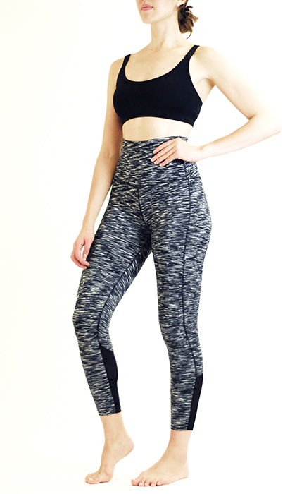 Spacedye HW Legging with Mesh 7/8 Length